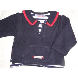 Marinière Pour Petite Fille (100% Coton) - Taille 23 Mois- Marque Orchestra