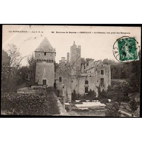 Carte Postale Ancienne, France, Calvados ( 14 ), Environs De Bayeux, Creuilly, Le Château
