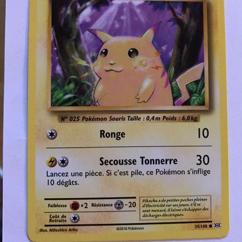 Carte Pokemon Série Évolutions Pikachu 35/108