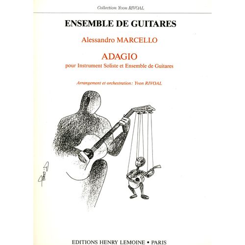 Adagio Pour Instrument Soliste Et Ensemble De Guitares