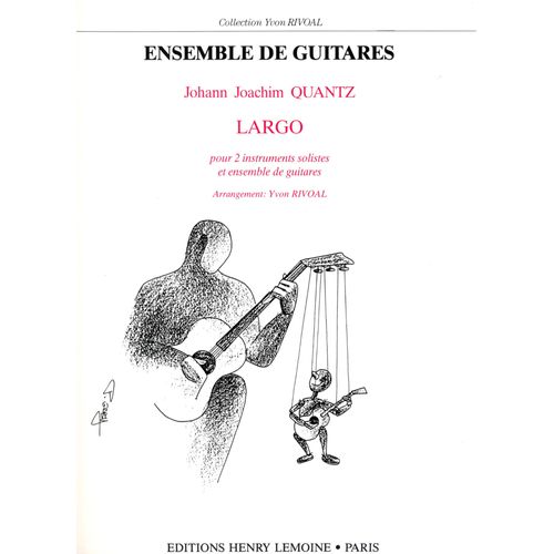 Largo Pour 2 Instruments Solistes Et Ensemble De Guitares
