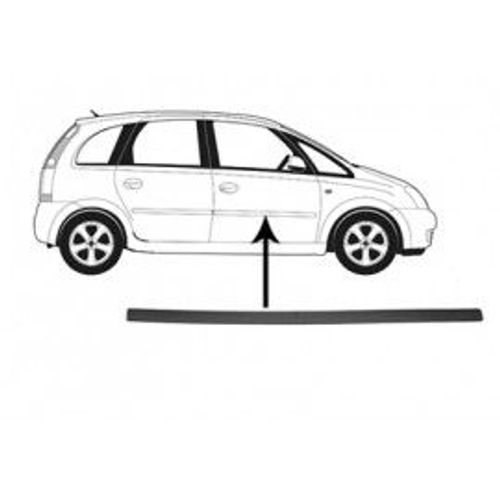 Moulure De Porte Avant Droit Pour Opel Meriva A D'avant 2010 Version 4 Ou 5 Portes