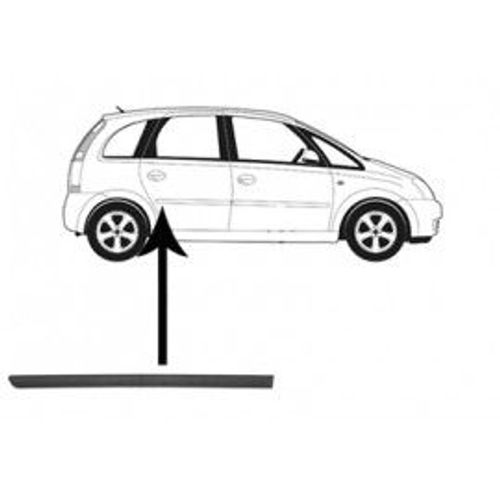 Moulure De Porte Arrière Droit Pour Opel Meriva A D'avant 2010 Version 4 Ou 5 Portes