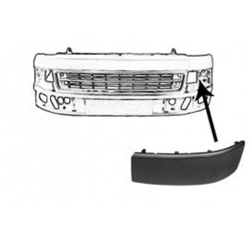 Moulure De Pare-Chocs Avant Gauche Couleur Grise (Montable Sur 57900570 Et 57900576) Pour Volkswagen Transporter T5 D'après 2009