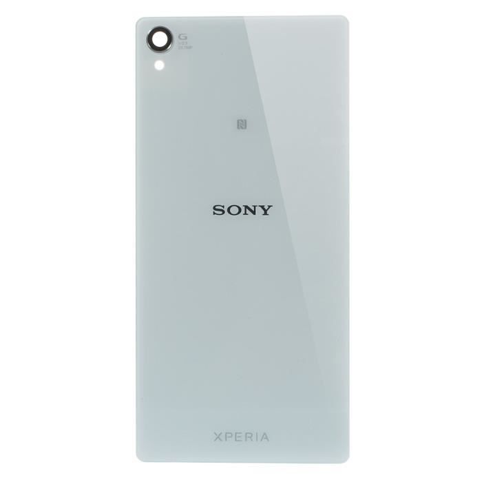 Coque Arrière / Cache Batterie Sony Xperia Z 3 Plus - Blanc - Adhesif Inclus