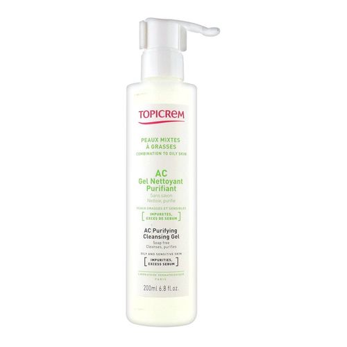 Topicrem Ac Gel Nettoyant Purifiant Flacon Pompe 200ml 