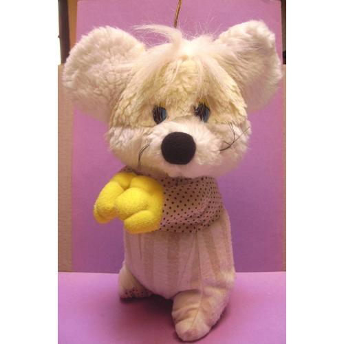 Peluche Souris Debout - 27 Cm