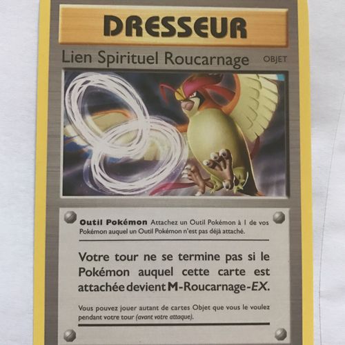 Carte Pokemon De La Série Évolutions Dresseur Lien Spirituel Roucarnage 