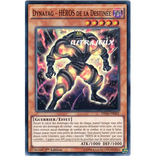 Yu-Gi-Oh! - Deso-Fr002 - Dynatag - Héros De La Destinée - Super Rare