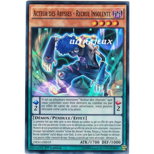 Yu-Gi-Oh! - Deso-Fr019 - Acteur Des Abysses - Recrue Insolente - Super Rare