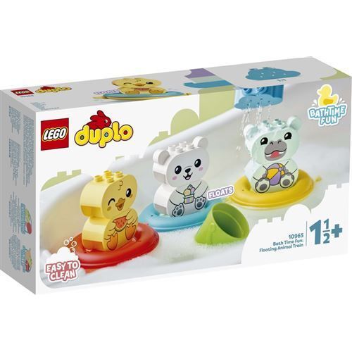 LEGO DUPLO - Jouet de bain : le train flottant des animaux
