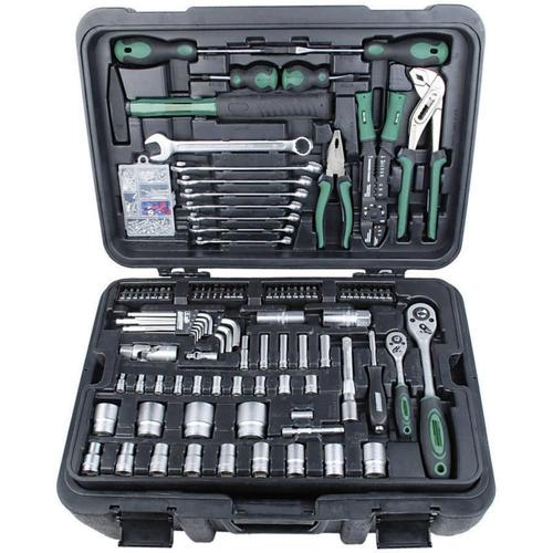 kit d'outils Mannesmann dans une valise à roulettes, 122 pièces