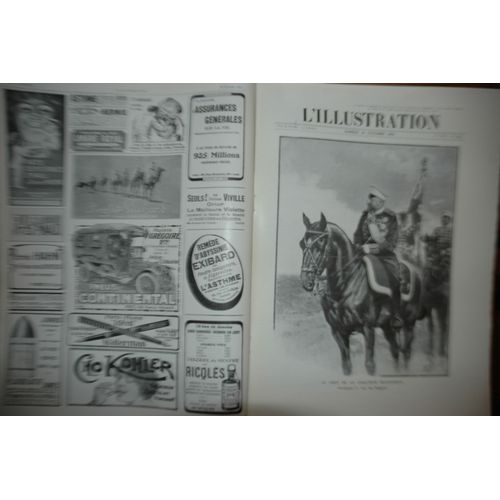 L'illustration Journal Universel N° 3634 - Gravures: Le Chef De La Coalition Balkanique, Ferdinand Ier, Tsar Des Bulgares - Avant La Déclaration De Guerre Du Montenegro - Les Volontaires De ...