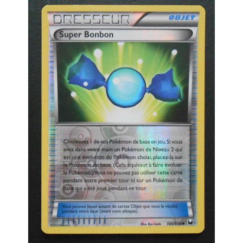 Carte Pokémon Super Bonbon Holo Reverse 100/108 N & B Explorateurs Obscurs Fr