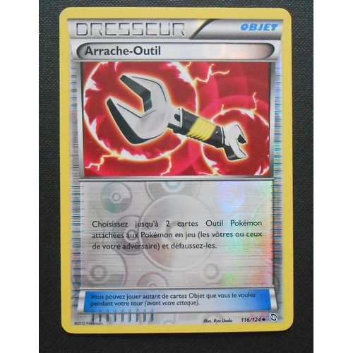 Carte Pokémon Arrache-Outil Holo Rev. 116/124 Noir & Blanc Dragons Exaltés Neuve