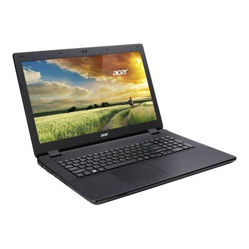 Acer Aspire ES 17 ES1-731-C3WR - Celeron N3050 / 1.6 GHz - Win 10 Familiale 64 bits - 4 Go RAM - 500 Go HDD - DVD SuperMulti - 17.3" 1600 x 900 (HD+) - HD Graphics - noir