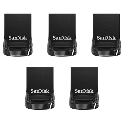 3PCS SanDisk 256 Go Ultra Fit USB 3.2, Clé USB, des vitesses allant jusqu'à 400 Mo/s