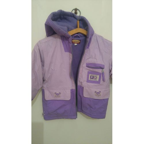 Blouson Milkshake Avec Capuche 3 Ans Violet -Rose