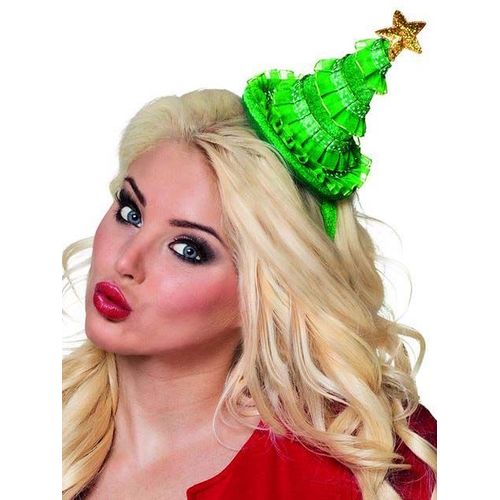 Mini Chapeau Sapin Femme Noël Taille Unique