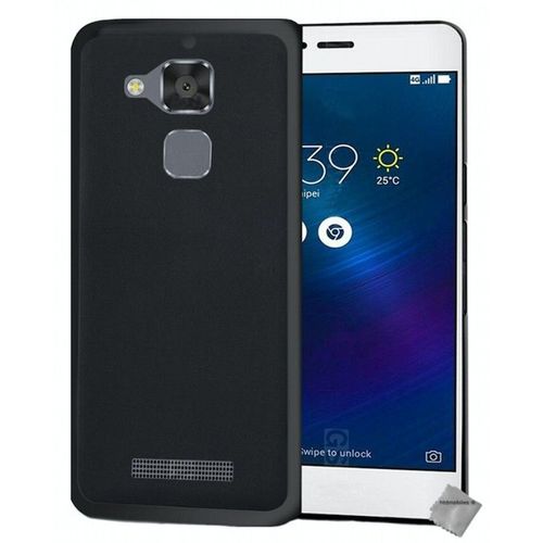 Housse Etui Coque Pochette Silicone Gel Fine Pour Asus Zenfone 3 Max Zc520tl + Verre Trempe - Noir