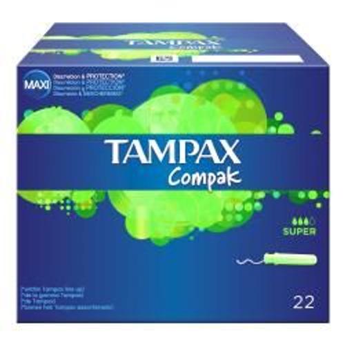 Tampax Compak Super 22 Tampons 