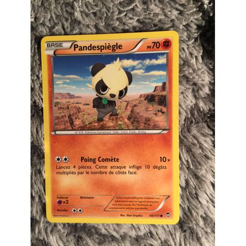 Pokémon - 60/111 - Xy - Poings Furieux - Pandespiègle - Commune