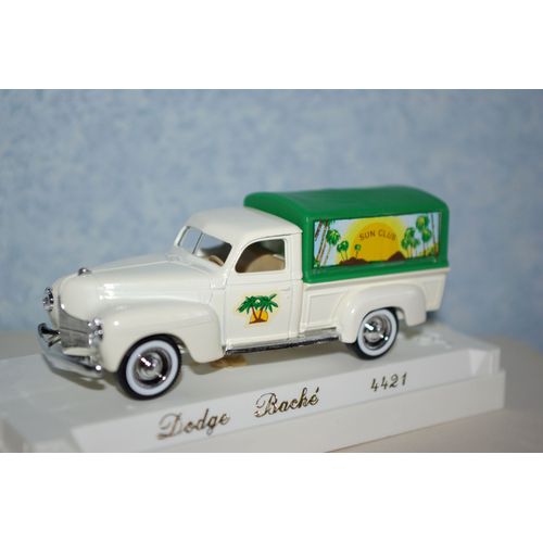 Dodge Pick-Up Bâché 1940 "Sun Club" Solido 1/48e-Solido
