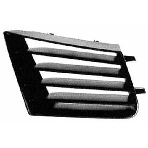 Grille Calandre Supérieure Droite Pour Seat Ibiza Iii Phase 1, 2002-2006, Noire, Pare Chocs Avant