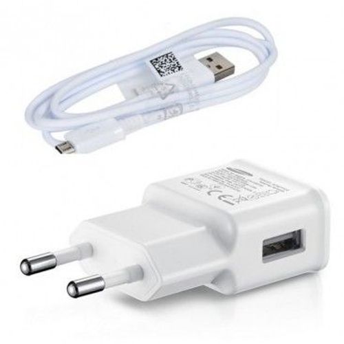 Chargeur Secteur Rapide Eta0u83ewe + Câble Ecb-Du28we Original Samsung - Blanc