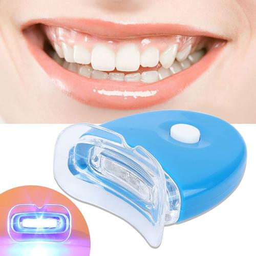 Bleu Mini Appareil Lampe Blanchiment De Dent Pour Blanchir Les Dents Pour Beauté Domicile Maison Femme Homme Santé 