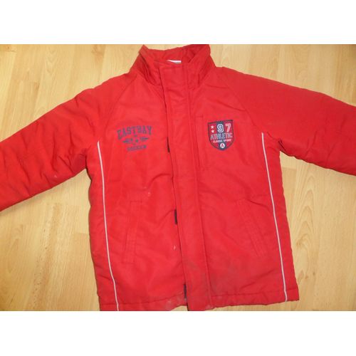 Manteau Pas De Marque Anorak Polyester 6 Ans Rouge