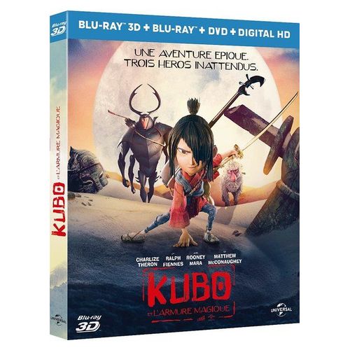 Kubo Et L'armure Magique - Combo Blu-Ray + Dvd + Copie Digitale