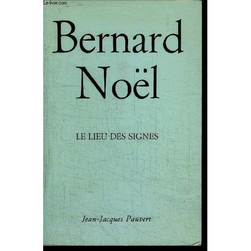 Le Lieu Des Signes