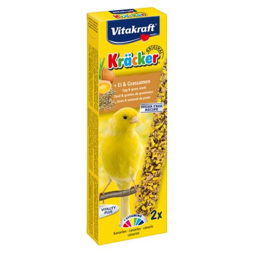 Vitakraft - Kräcker ¿Uf Et Graines De Graminées Pour Canaris X2