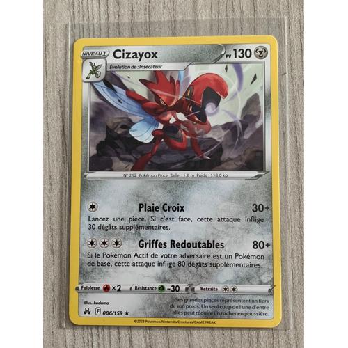 Carte Pokémon Cizayox-086/159-Zenith Suprême 
