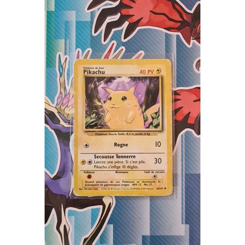 Carte Pokémon Pikachu Édition Wizard 1999