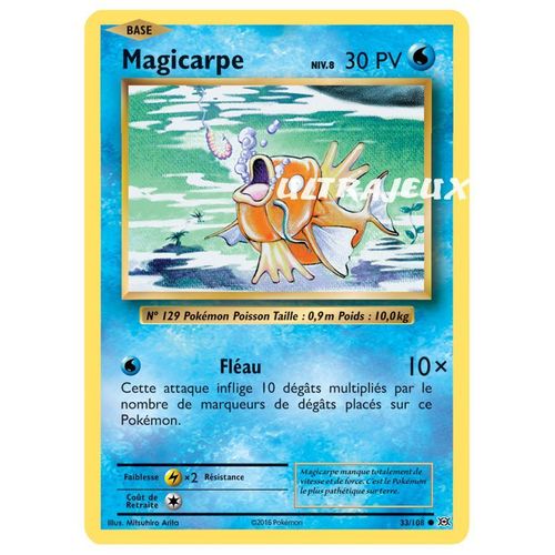 Pokémon - 33/108 - Magicarpe Niv.8 - Xy - Evolutions - Commune