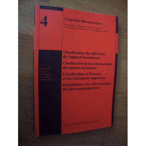 Classification Des Affections De L'appareil Locomoteur - 4