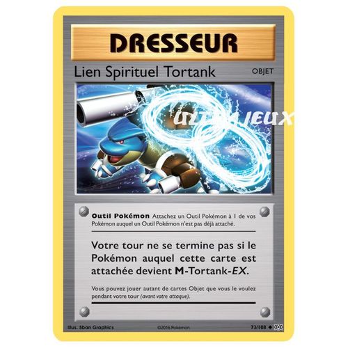 Pokémon - 73-R/108 - Lien Spirituel Tortank - Reverse