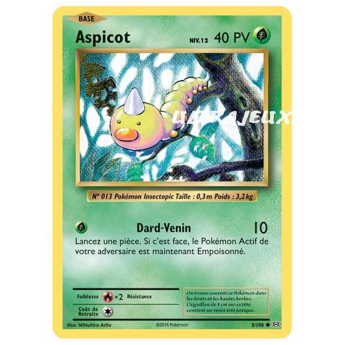 Pokémon - 5/108 - Aspicot - Xy - Evolutions - Commune