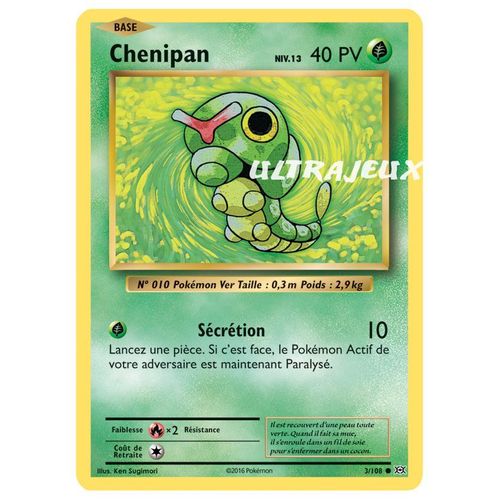 Pokémon - 3/108 - Chenipan - Xy - Evolutions - Commune