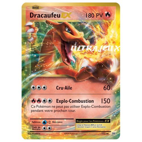 Pokémon - 12/108 - Dracaufeu Ex - Xy - Evolutions - Ex