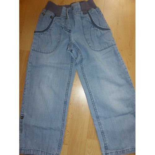 Pantalon Vertbaudet Coton 5 Ans Bleu