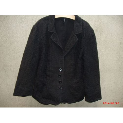 Veste Naf Naf Noir Coton T38 