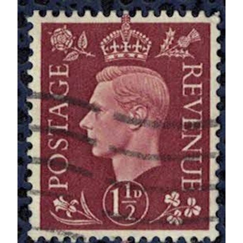 Royaume Uni 1938 Oblitéré Used King Roi George Vi Rouge Brun Su