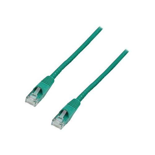 Lindy - Cordon de raccordement - RJ-45 (M) pour RJ-45 (M) - 50 cm - UTP - CAT 6 - sans crochet, bloqué - vert