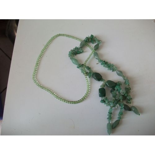 Collier De Perles Vert
