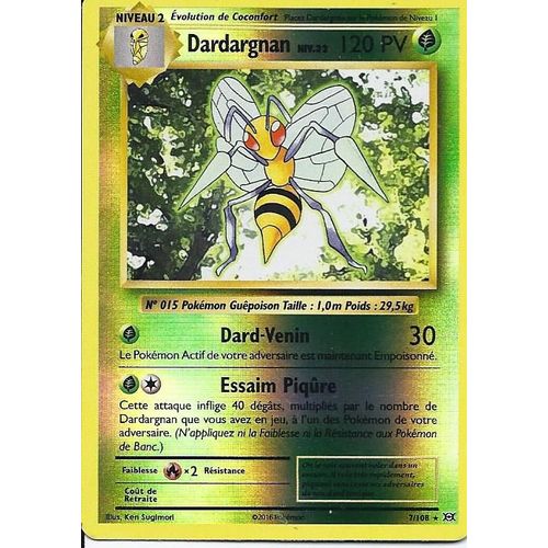 Carte Holo Reverse Dardargnan 7/108 - Xy Evolutions