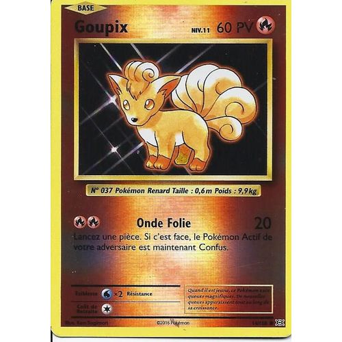 Carte Holo Reverse Goupix 14/108 - Xy Evolutions