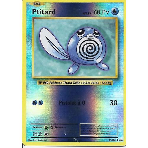 Carte Holo Reverse Ptitard 23/108 - Xy Evolutions